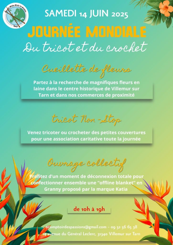 programme de la journeemondiale duTricot et du Crochet